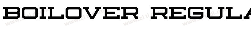 Boilover Regular字体转换 Boilover Regular字体转换